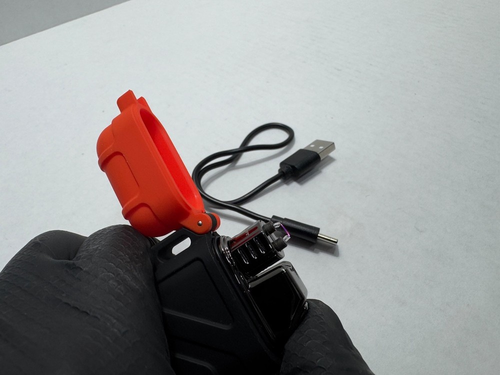 TRUE [USB-C] RECHARGEABLE ARC WINDPROOF PLASMA LIGHTER XR - [ORANGE]