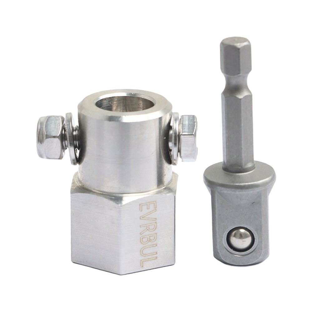 Trailer Jack Crank Handle Cordless Drill Adapter W/ 1/2 Inch Socket Adapter Bit