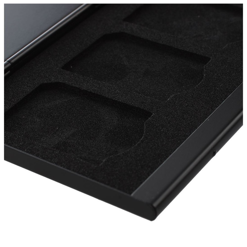 Case Transmission Case Memory Card Storage Alu . for TF Flash for Black5645