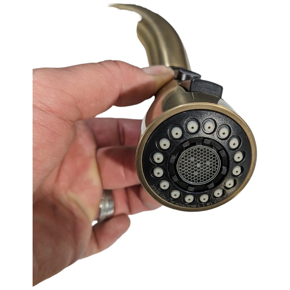 Bemis Bio Bidet FLOW Motion Activated Gold Kitchen Faucet Pull-Down Sprayer