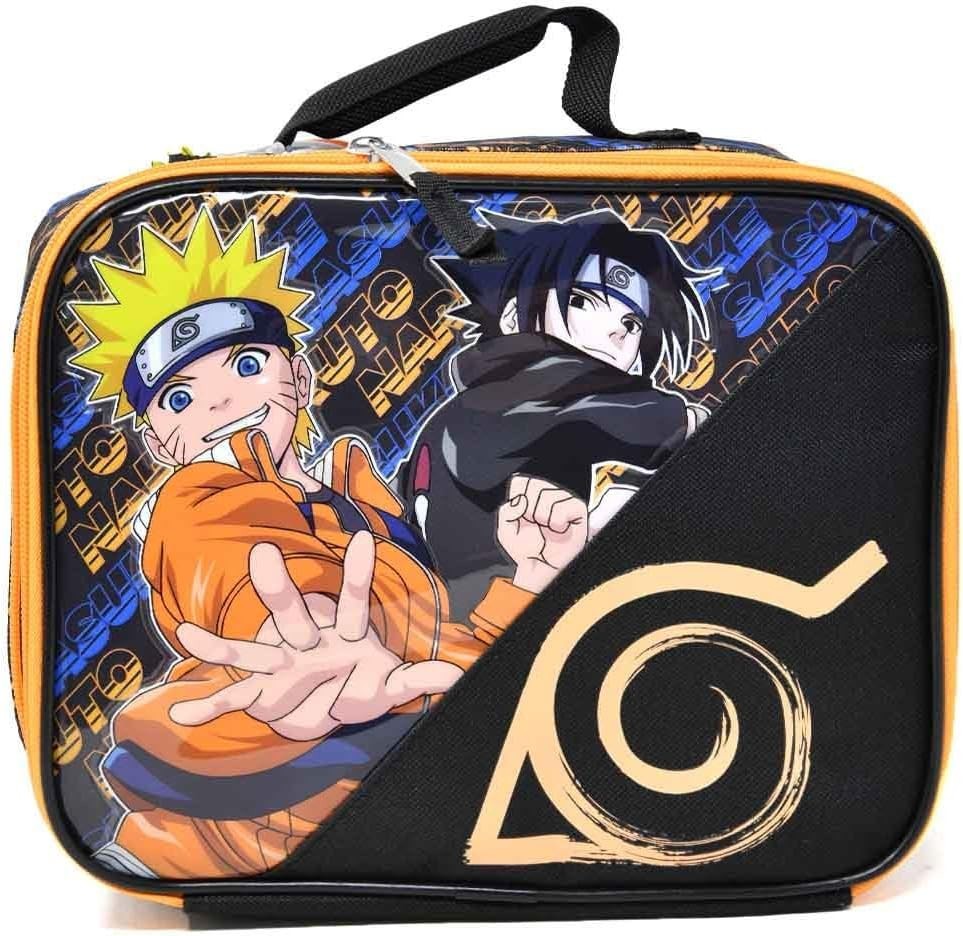 Naruto Rectangle  Insulated Lunch Bag with Handle, New