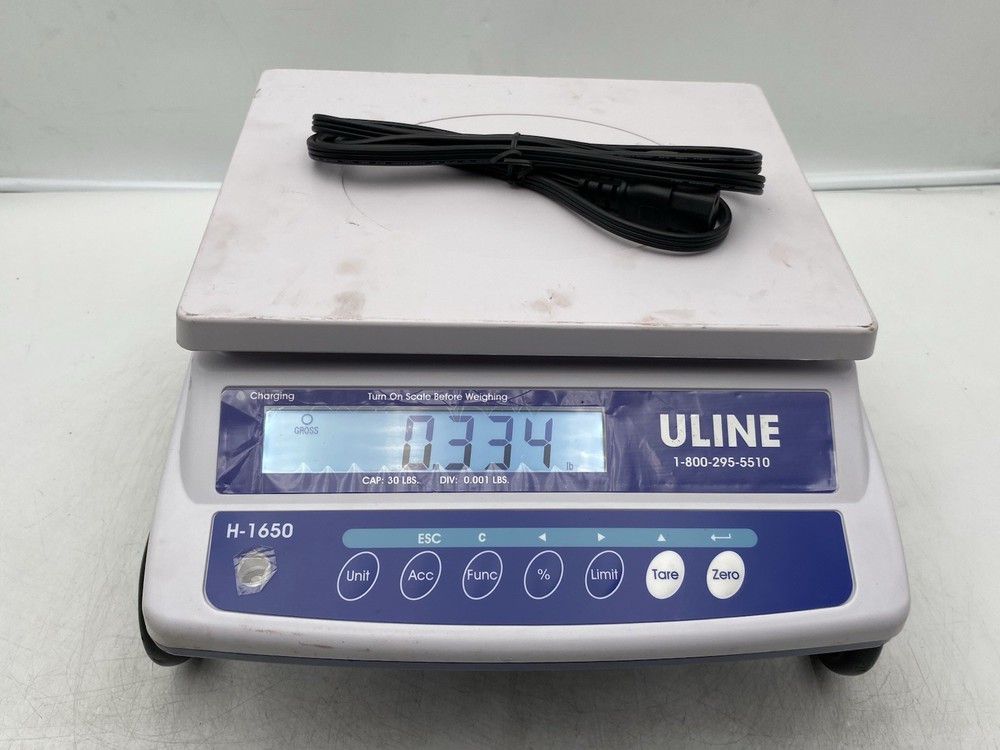 Uline H-1650 Digital Scale w/ battrey tested