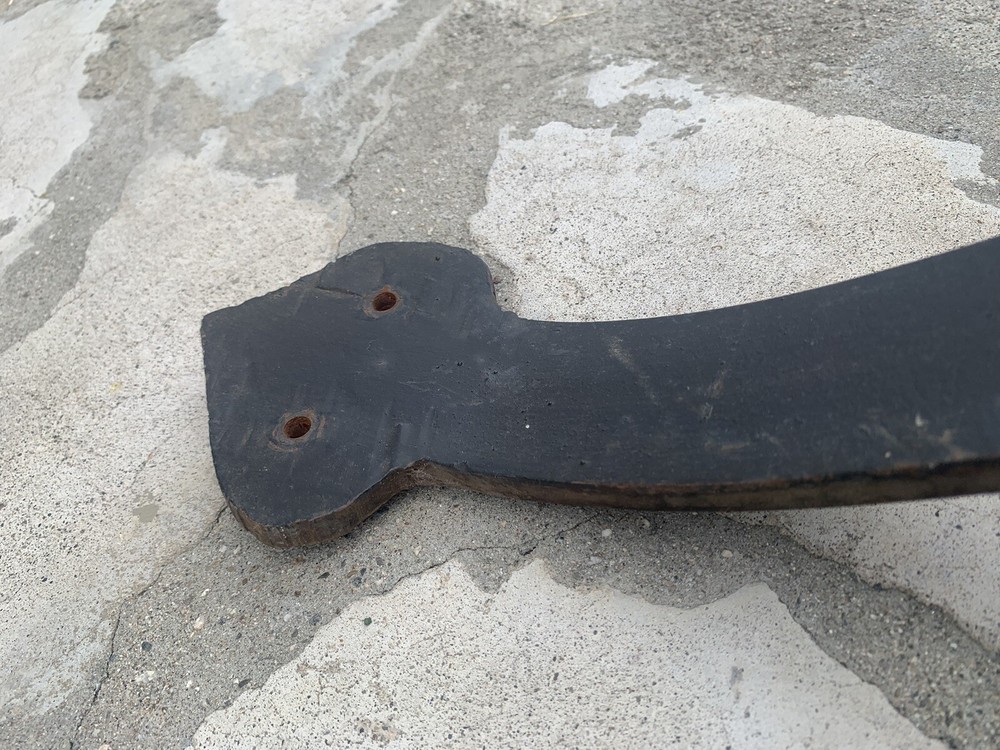 Vintage HUGE 44” Gate Handle Pull Blacksmith Steel Farmhouse Primitive Craftsman