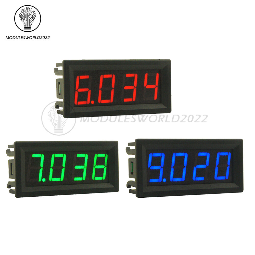 0-100V 0.56" 4 Bits LED Mini Digital Voltmeter Voltage Meter Volt Panel Tester