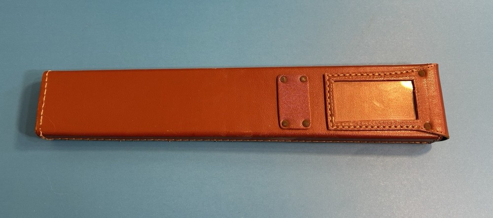 Foxboro Flow Slide Rule In Leather Case
