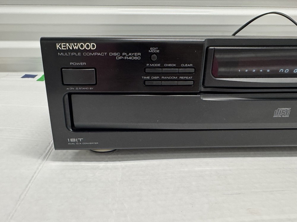 Kenwood Multi Compact Disc Player 5 CD DP-R4060 Tested - No Remote Vintage