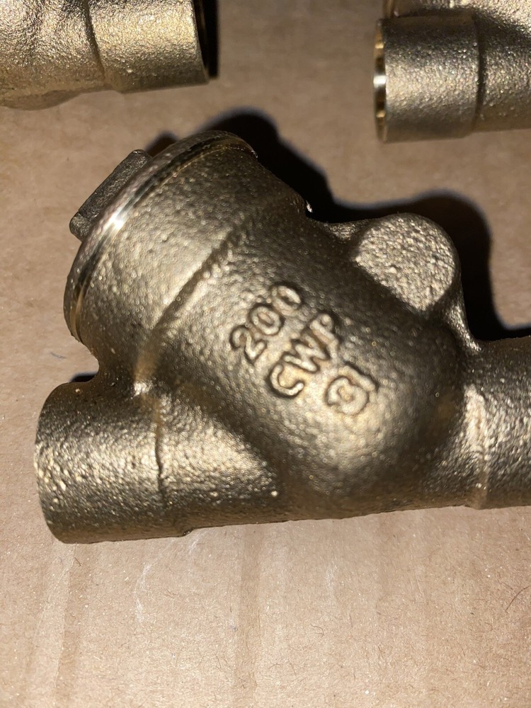 1/2 Inch Y Swing Brass Check Valves Nibco