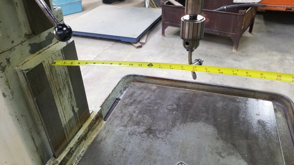 Allen Column Drill Press all Cast Iron Table Variable Speed Sensitive