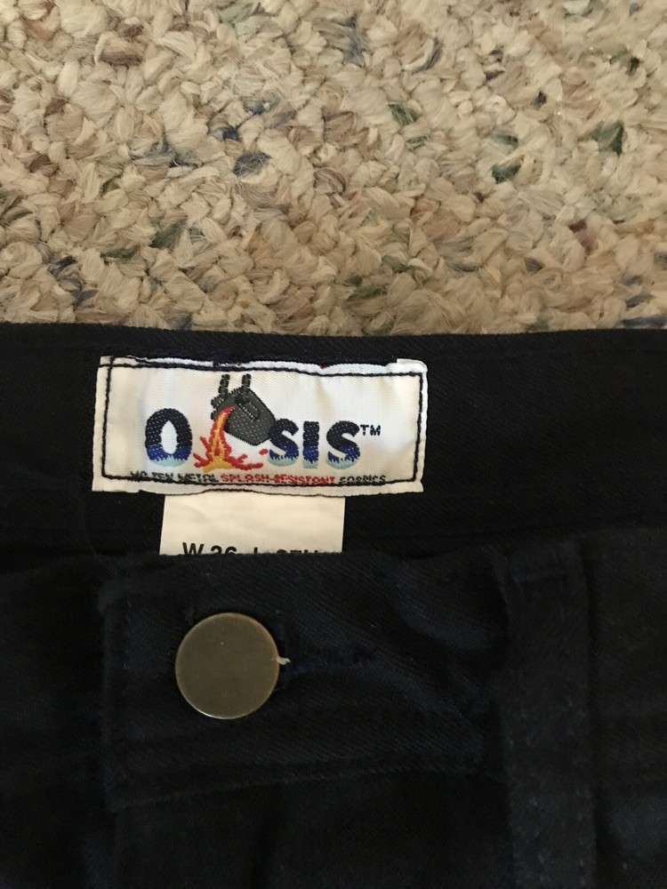 work pants molten metal splash resistant sz 36