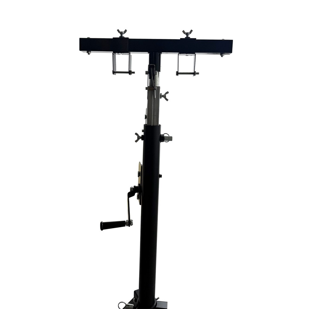 2pcs Stage Lighting Music Stand Hand Crank Bracket Stage Support 13ft H Adjust