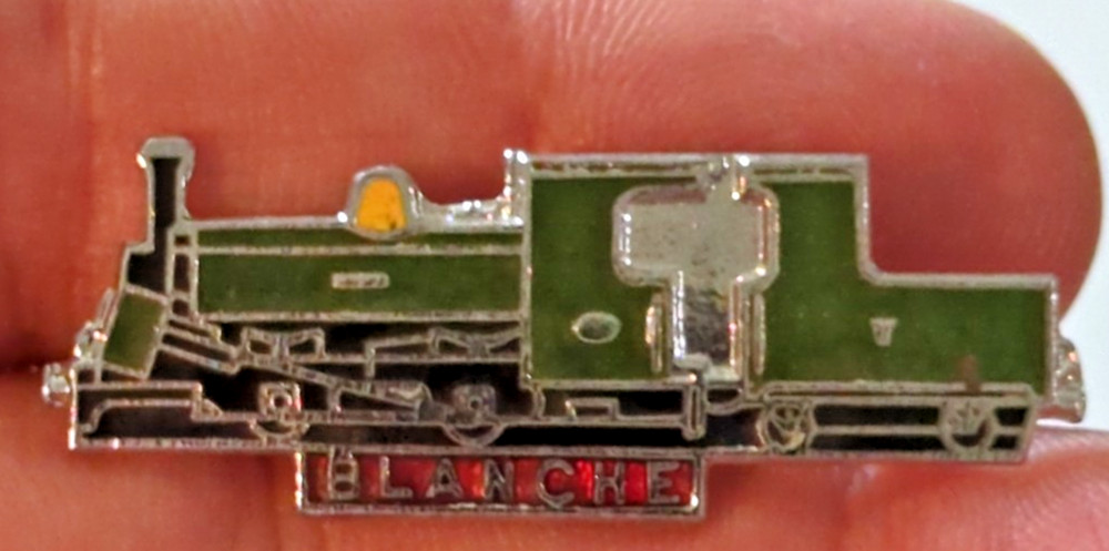 Blanche Train - Metal Lapel / Hat Pin