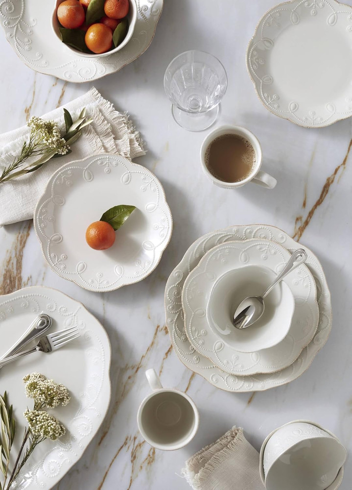 French Perle 4-Piece Place Setting, 12 Ounces