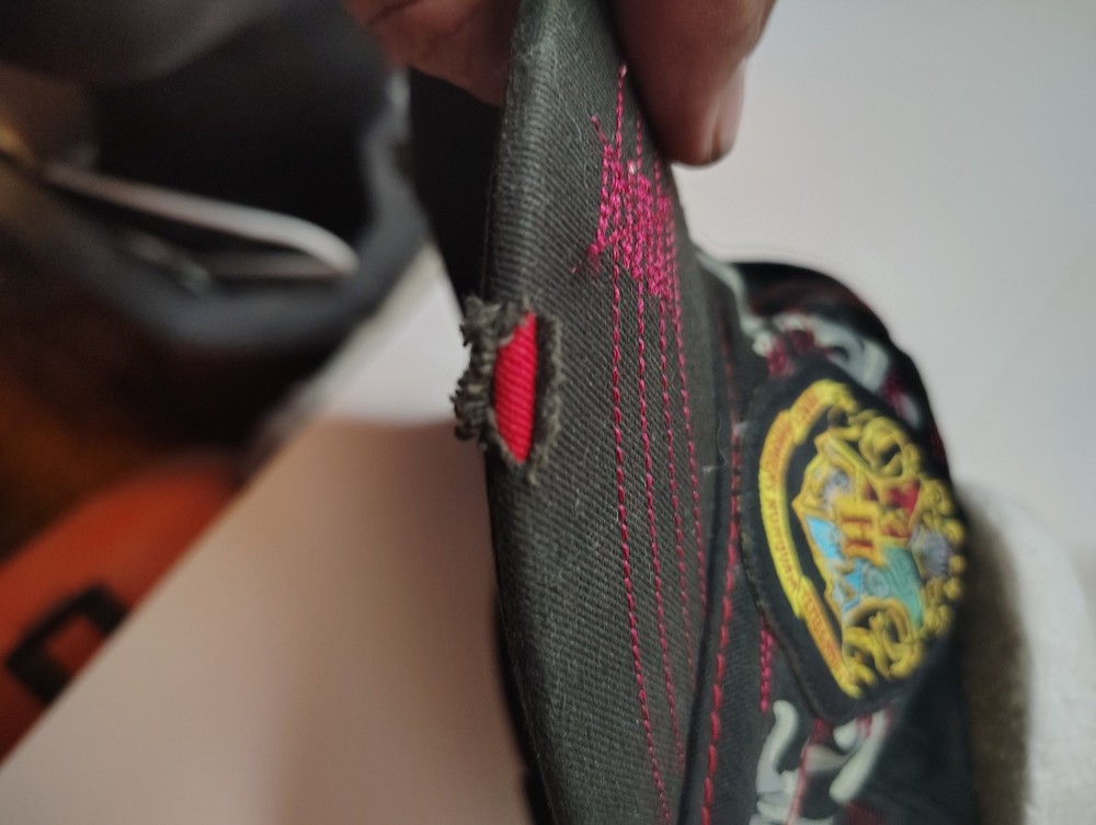 Hogwarts Crest Harry Potter strap back hat one size distressed