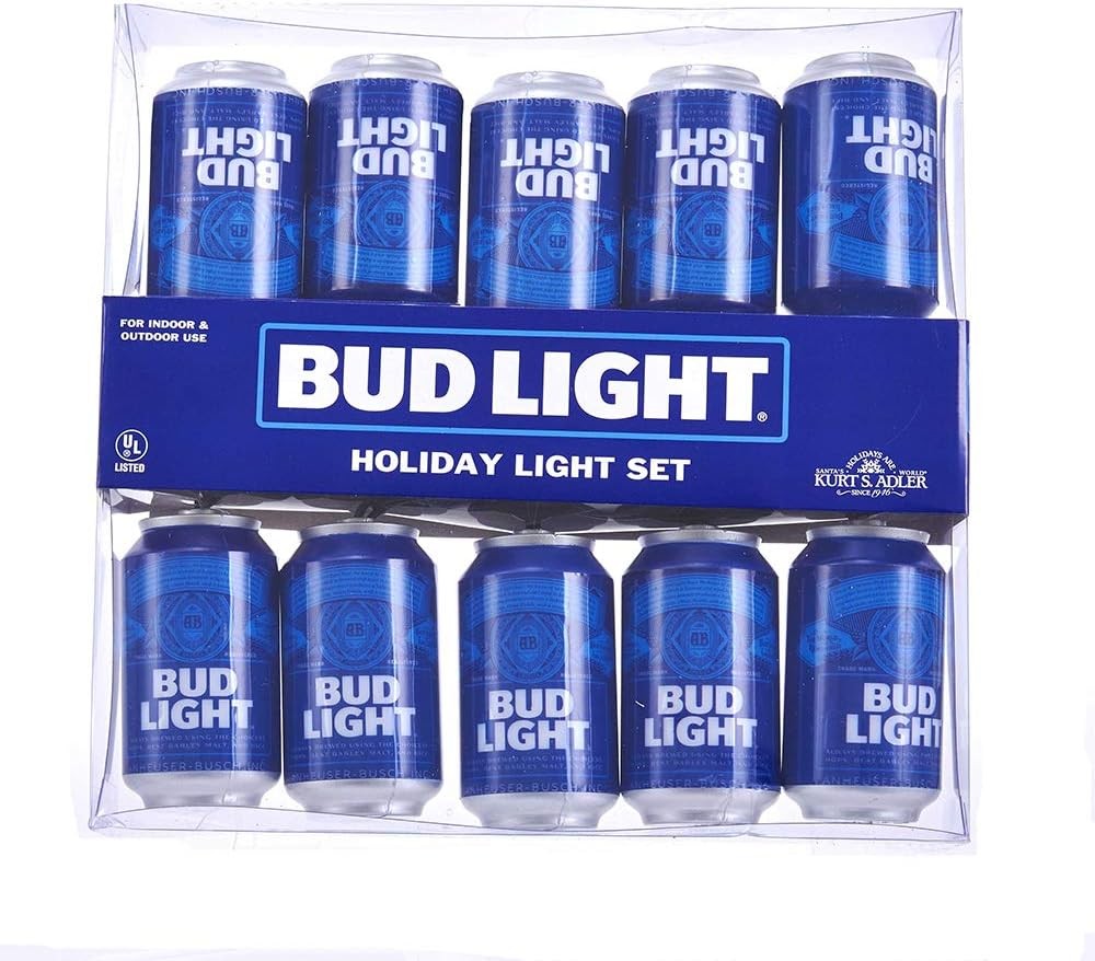 Bud Light Beer Can String Lights