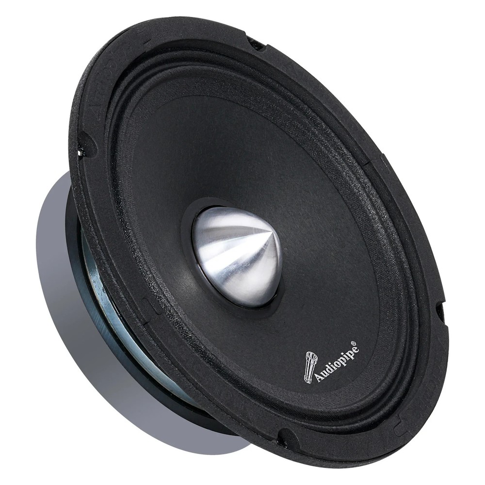 Audiopipe Low Mid Frequency Loudspeaker 6" 200W Max - Silver Bullet Dust Cap