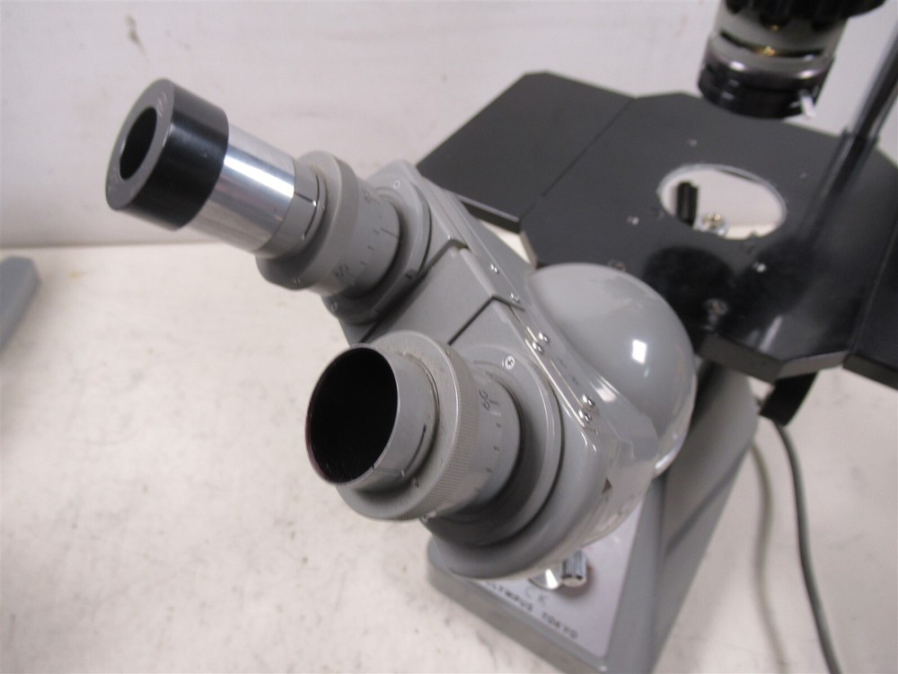 Olympus Tokyo CK Binocular Inverted Laboratory Microscope w/ Light Source Lenses