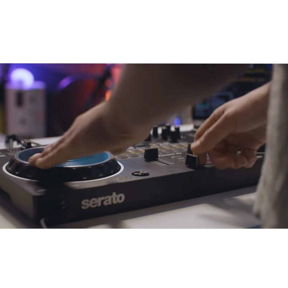 Pioneer DJ DDJ-REV1 Scratch Style Starter 2-Channel Controller with Backpack