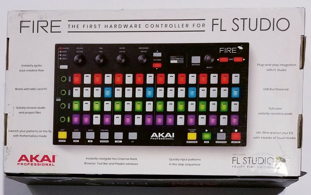 Akai Fire FL Studio Music Production Hardware Controller