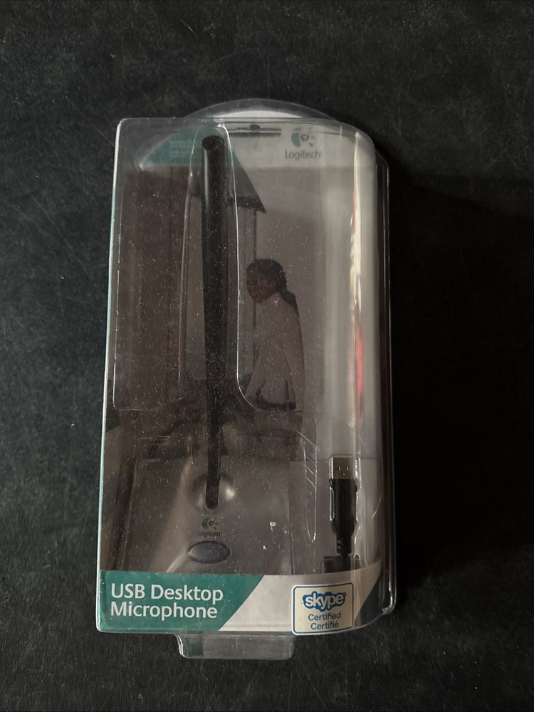 Logitech Consumer USB Desktop Microphone for PC or Mac NEW SEALED
