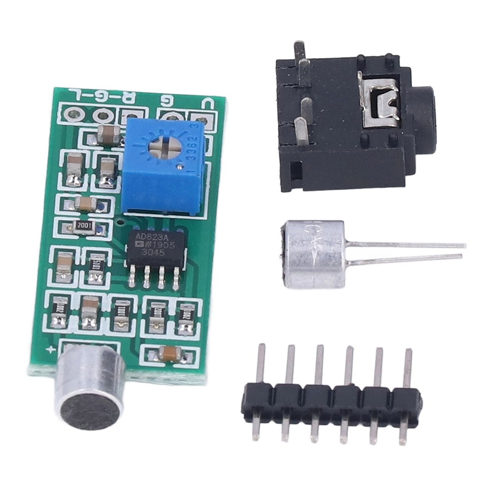 Microphone Pickup Module Dual Channel Output Adjustable Gain Amplifier Board For