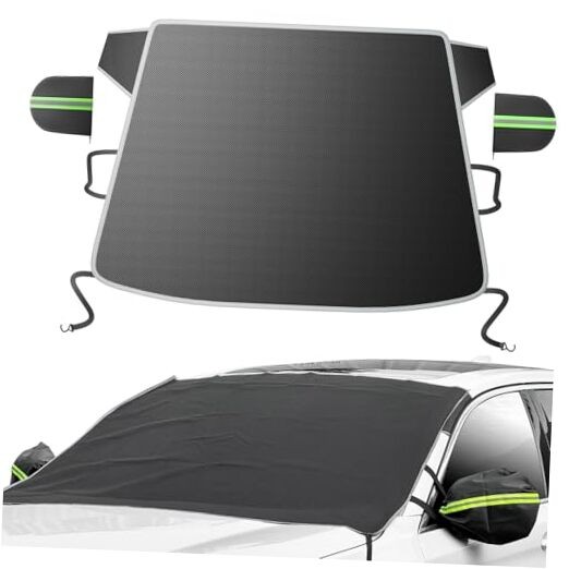 [2026 Upgraded] Windshield Cover for Ice and Snow [Full Coverage Winter Medium