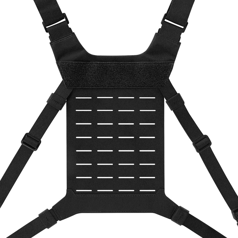 Krydex Tactical Chest Rig Shoulder Strap with MOLLE Panel Add-on Loading System