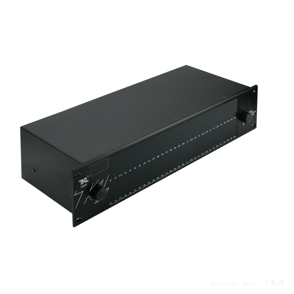 Professional Graphic Equalizer Audio Processor Two 31-Band Spectrum Display New