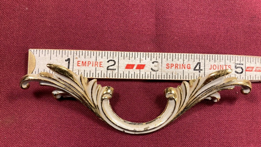 Vintage 60s 70s 80s Drawer Pull Handle Hardware Dresser Pull Keeler?