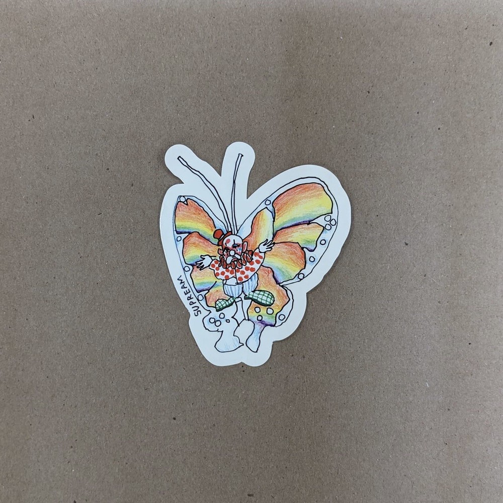 SS16 Supreme Butterfly Gonz Sticker
