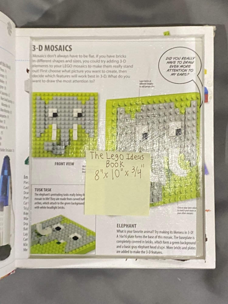 Lego Ideas, - Gift Present Box, Handmade Diversion Safe Book