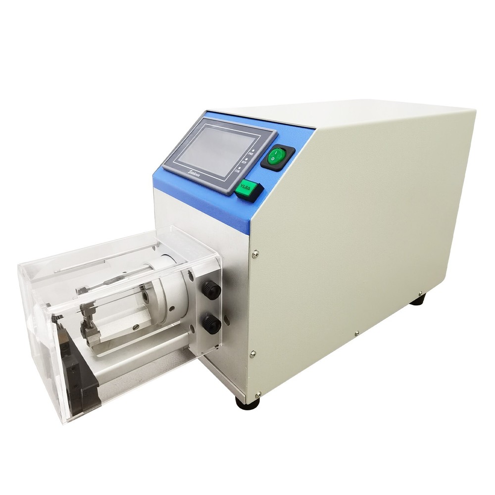 110V Semi-automatic Coaxial Wire Stripping Machine Multi-layer Rotary Stripper