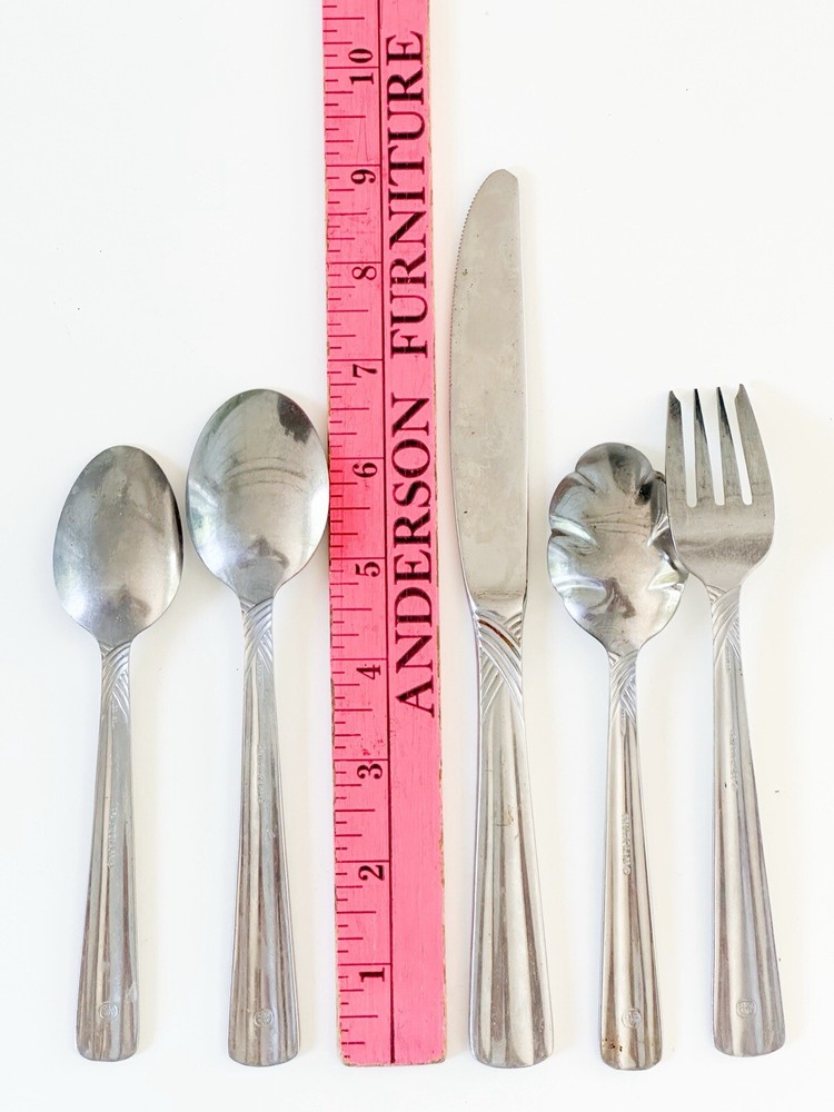 17 PCS Pfaltzgraff Stainless Indonesia Vintage Flatware Lot