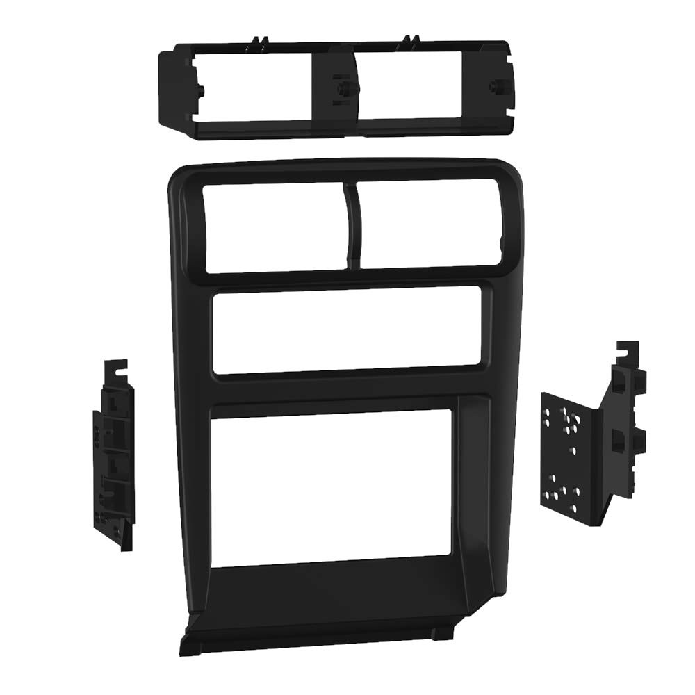 Metra 95-5703B Double DIN Dash Kit + Amplified Harness Combo for Select...