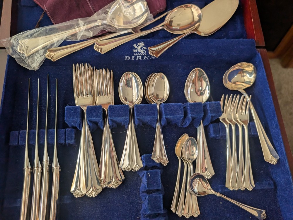David Andersen 830 Silver Townhall Pattern 49 pc