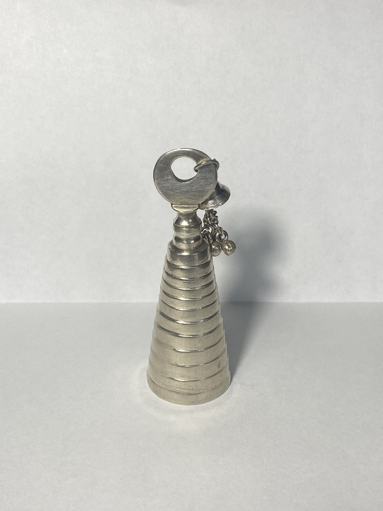 Scrap Sterling Silver Antique Snuff Scent Perfume Bottle W/ Deep Stick