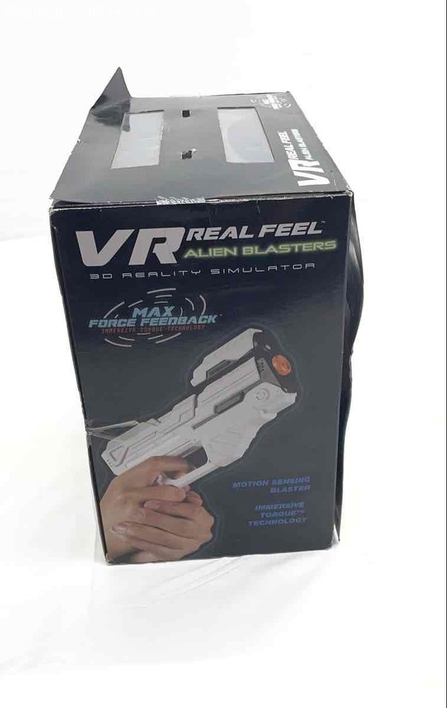 White VR Real Feel Alien Blasters 3D Reality Simulation Not Tested