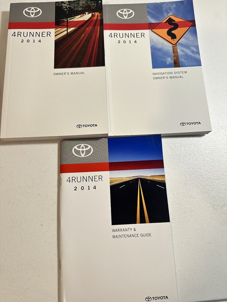 Toyota 4Runner 2014 Owners Manual Set
