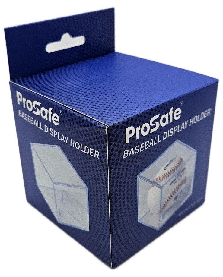 Pro-Safe Baseball Display Holder - UV Protection - Square Cube Ball Case