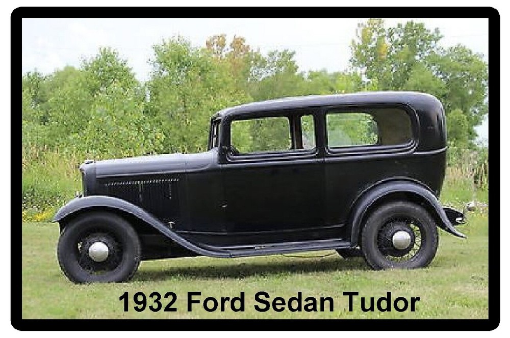 1932  Ford Sedan Tudor Refrigerator Magnet