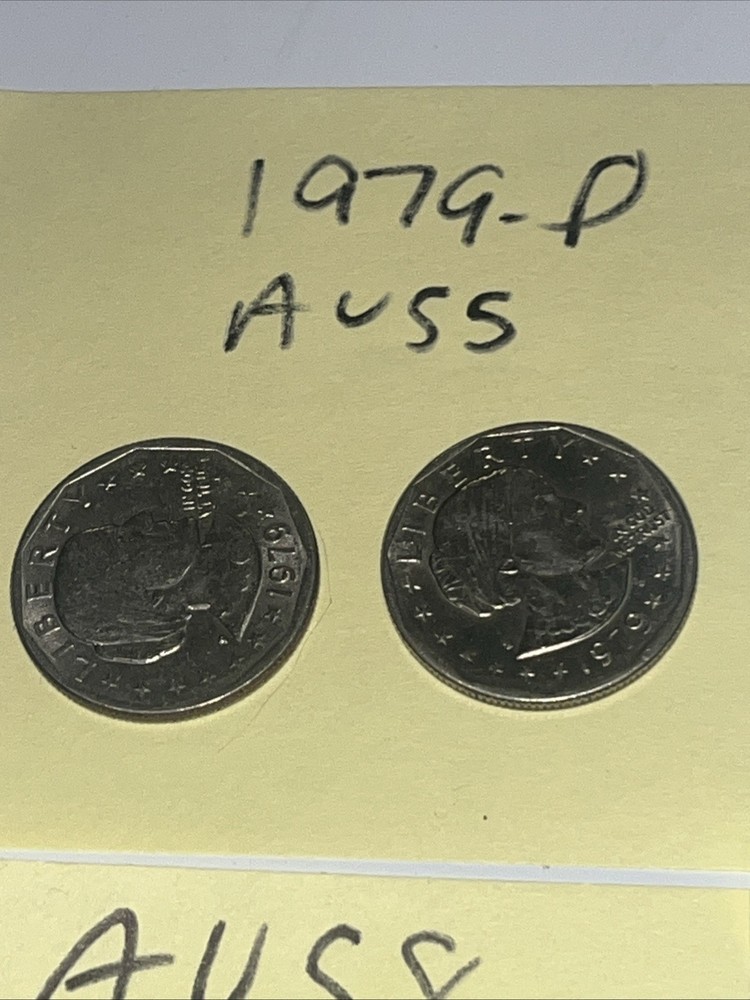 4 Coins 1979P SUSAN B ANTHONY Dollar