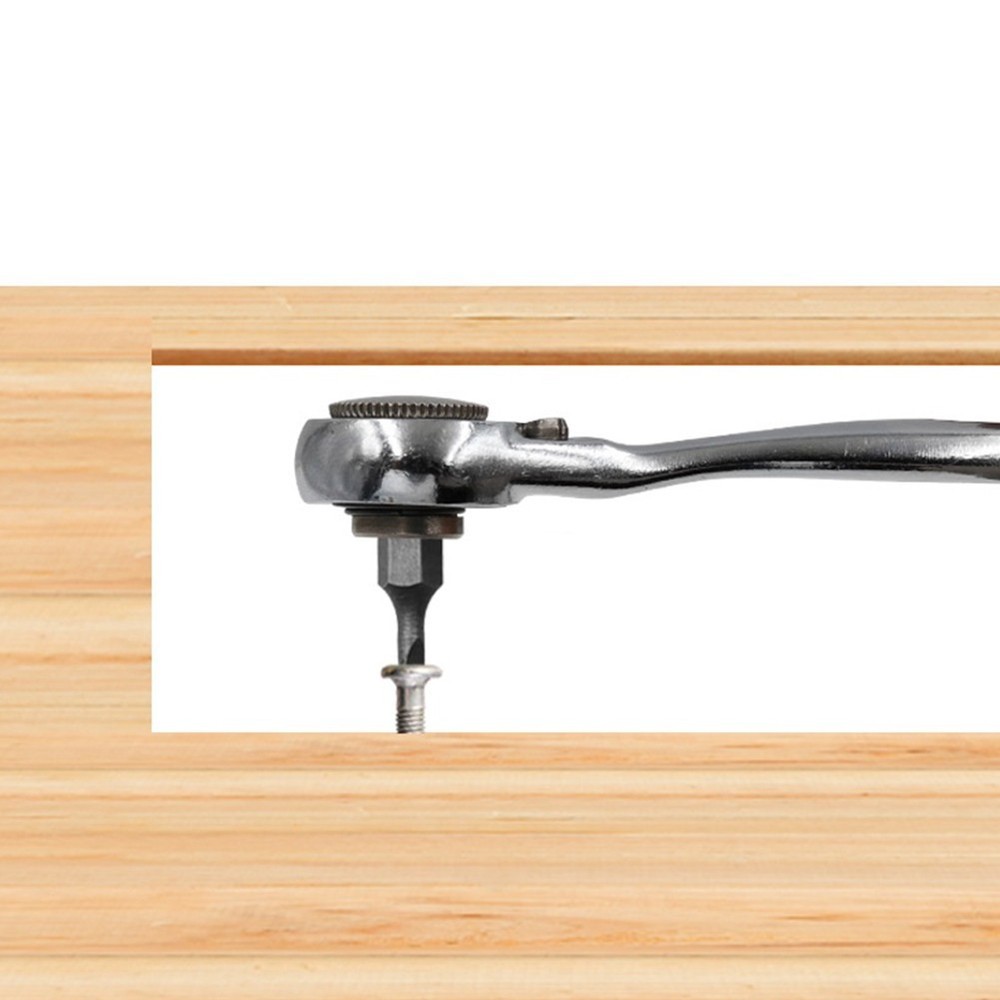 Wrench 72 Teeth Ratchet Adjustment Device Hand Tools Screwdriver Handle