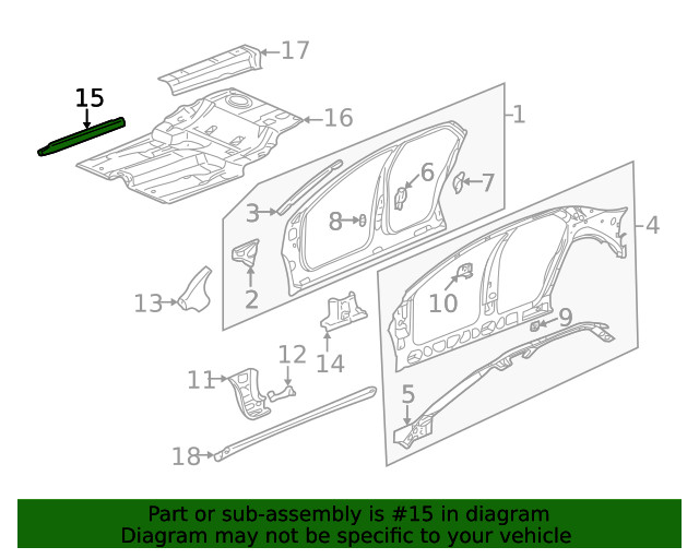 Genuine GM Inner Rocker 12481060
