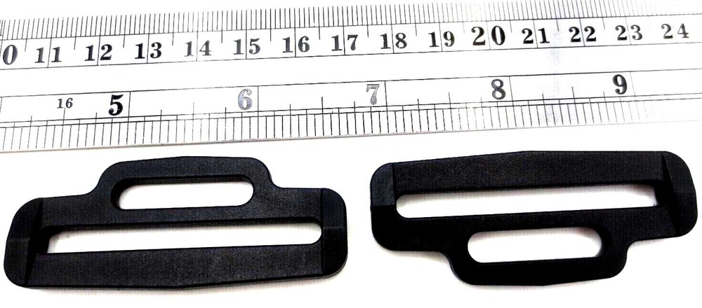 Strap Webbing Fastener For 2" & 1" Wide Straps, Durable Polyacetal