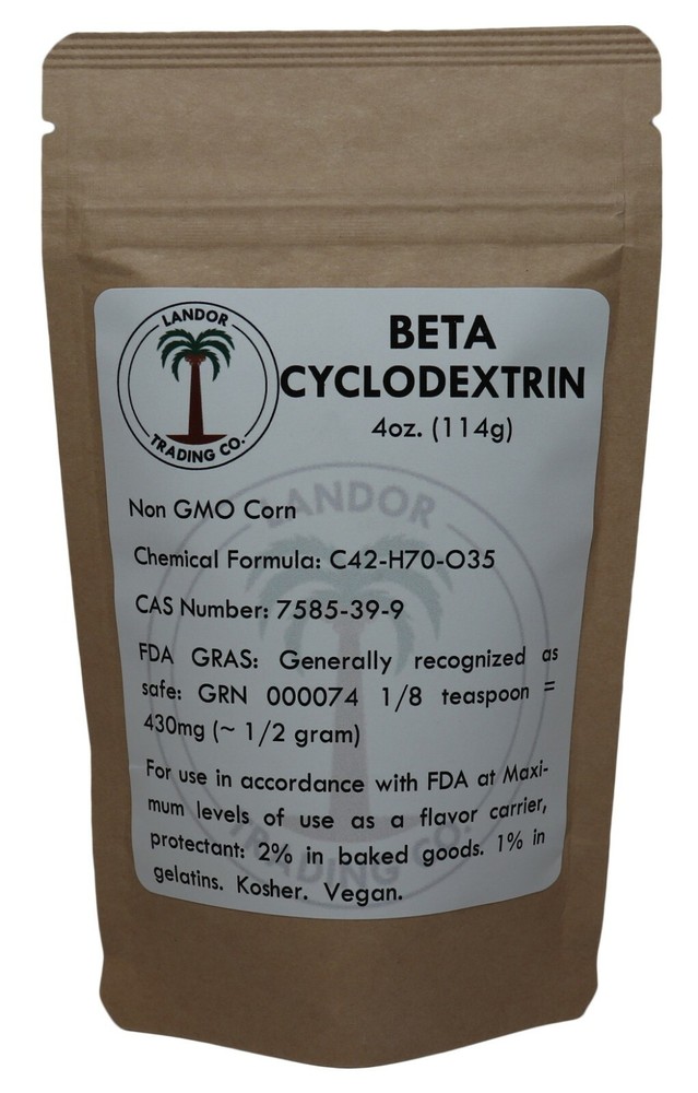 Beta Cyclodextrin Powder - 4 Ounces (114 grams)