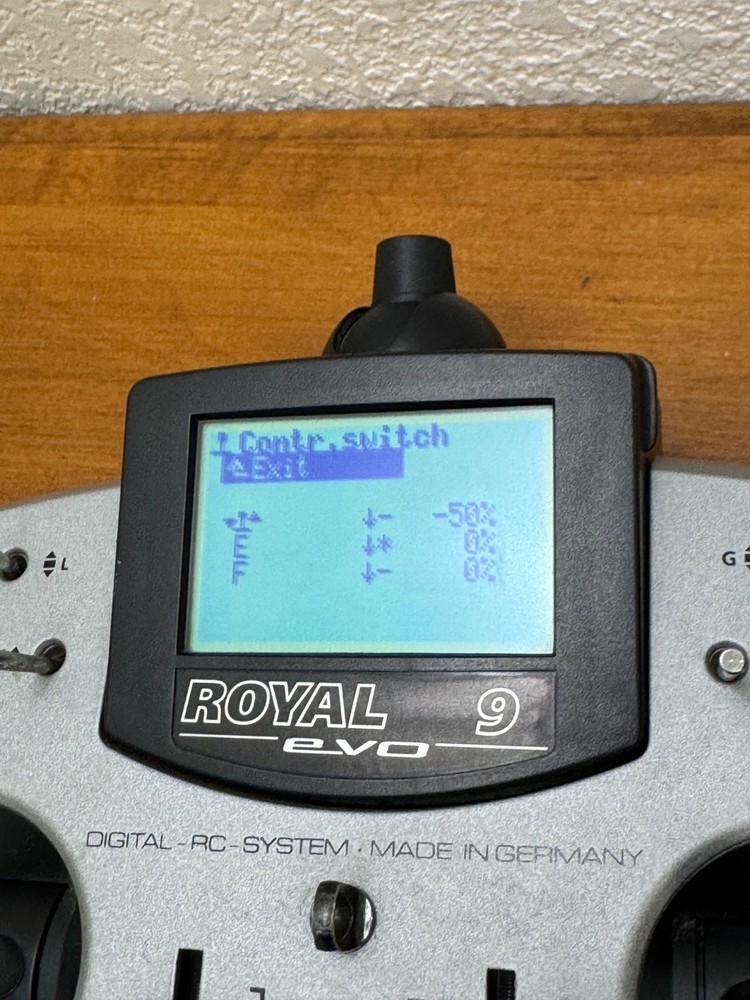 Multiplex Royal Evo 7 HFMS-72 Digital RC System Transmitter, No Antenna/Battery