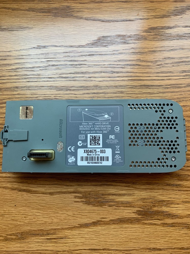 Original Microsoft Xbox 360 20GB Hard Drive Gray HDD