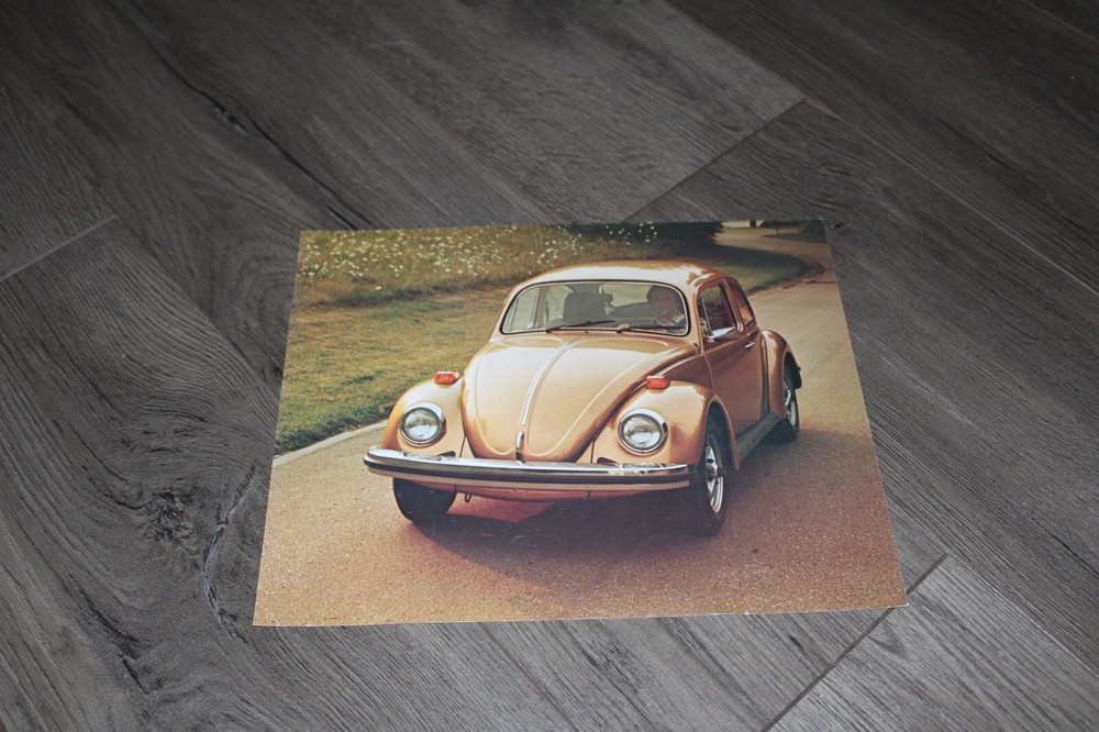 1976 VW Beetle single sheet sales brochure