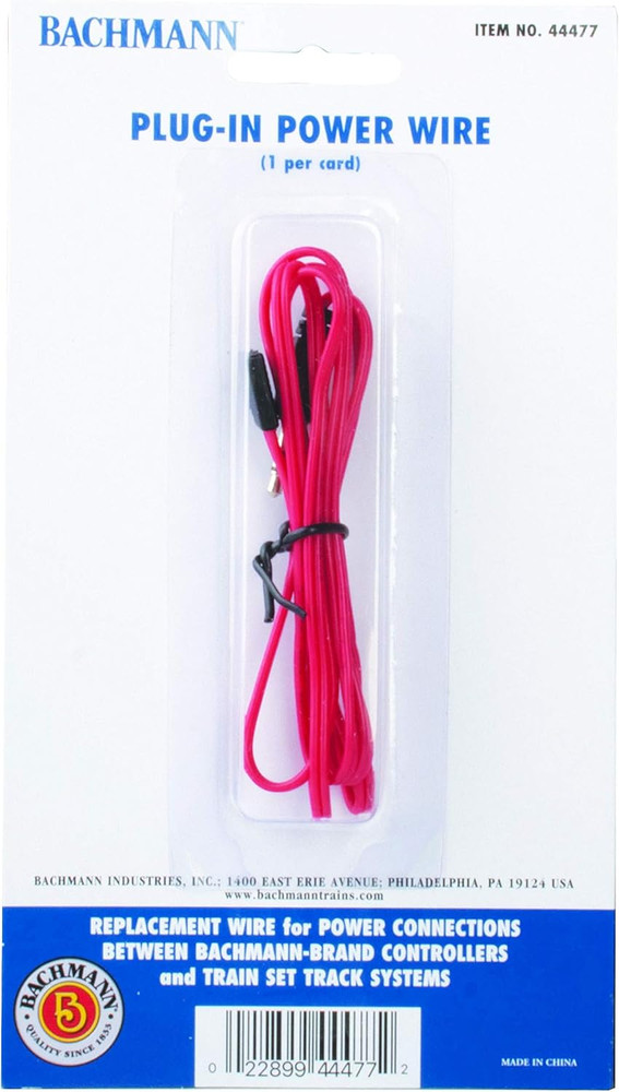 Bachmann Trains - Plug-In Power Wire - RED