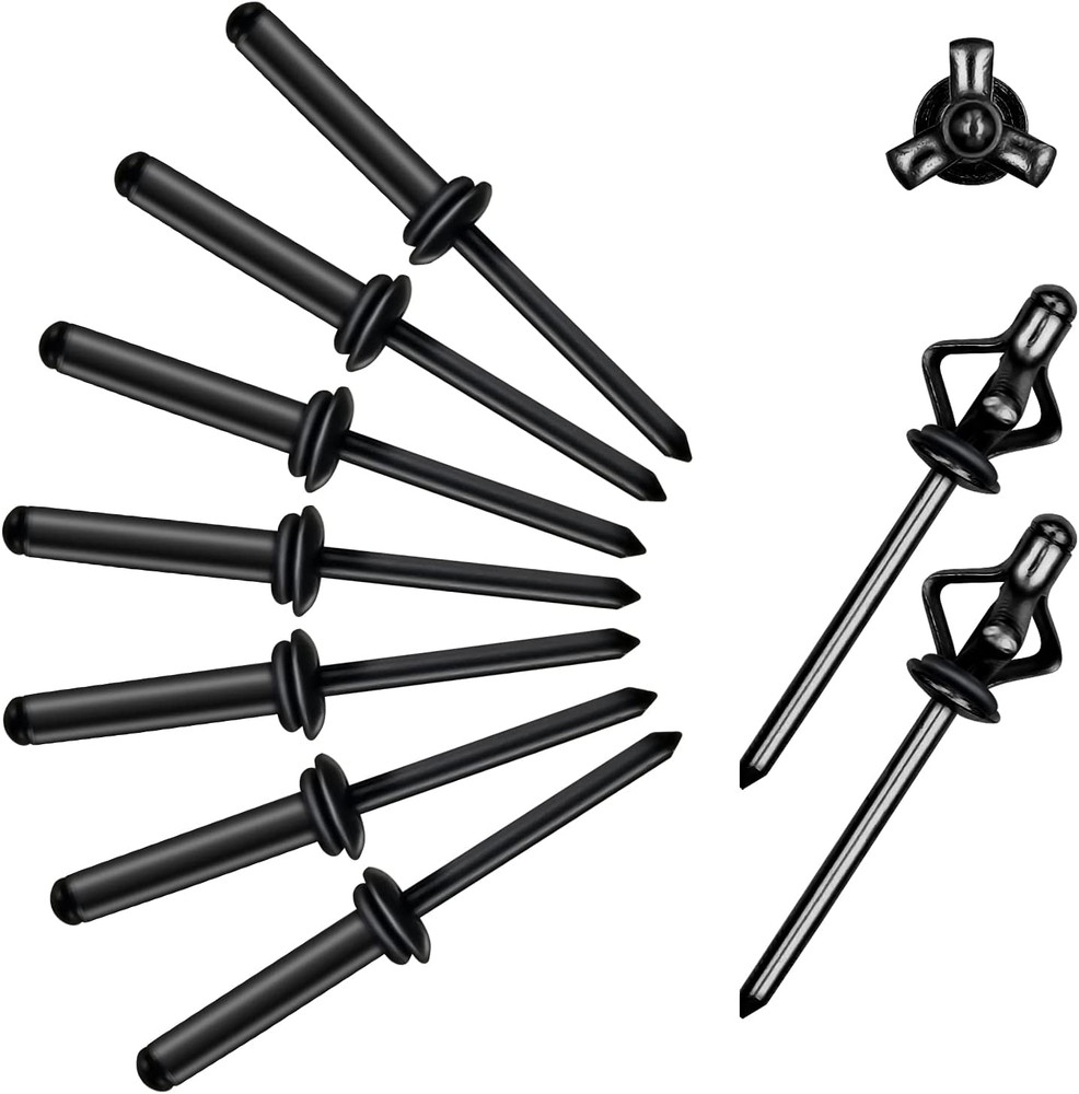 3/16" X 1" Tri Grip Rivets - 50PCS - Tri-Fold Marine Decorative Pop Rivets with