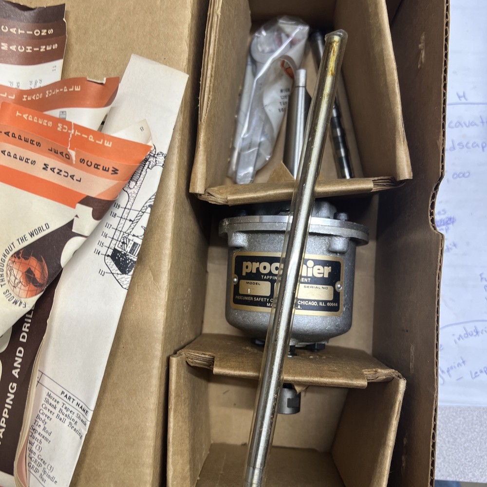 NOS Procunier Size 1 - E - MT2 High Speed Precision Tapping Head Wrench collets